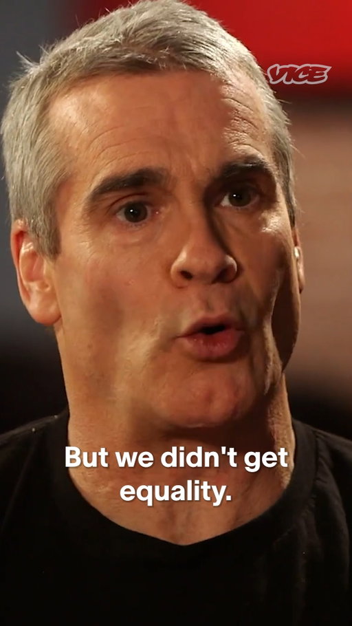 Education is the way out, according to Henry Rollins.

Tap the link in bio to watch the full interview between Rollins and Pharrell, originally published in 2013.