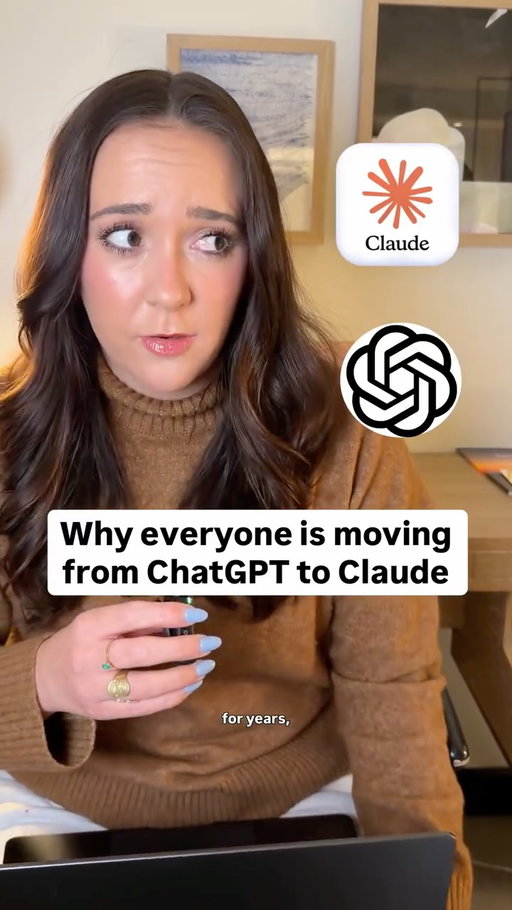 Everyone has been switching from @chatgpt to @claudeai and for good reason.

Follow @jessramosdata for more data & AI!

Claude is having a really cool moment right now and thriving in writing, coding, and Claude Cowork. 

And ChatGPT is still as enthusiastic! as! ever!

I still love ChatGPT for some things though too. Which do you prefer?