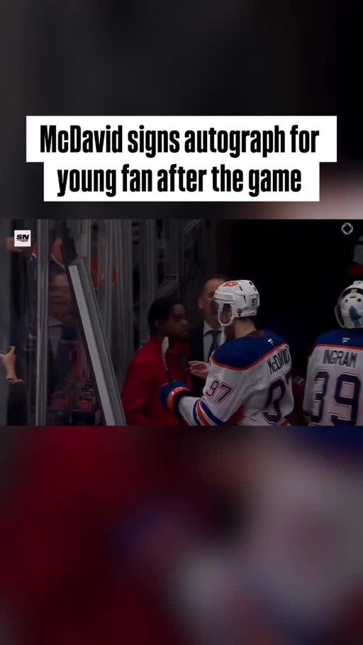 Our Captain, class act 🫡 - 🎥: @leashadawg / @sportsnet 

#hockey #nhl #oilers #edmontonoilers #oilersnation