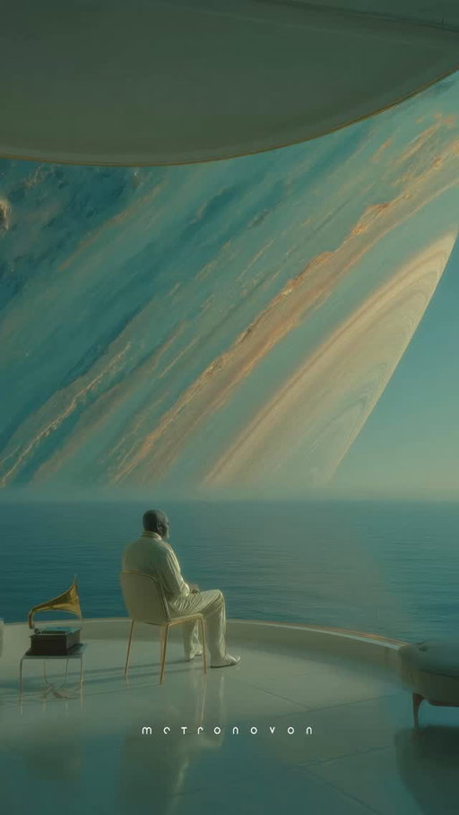 Even here, I carry the sounds I once loved.
On Europa, gazing up at Jupiter,
I let the melodies of Earth move through me,
flowing from a turning record.

—
What kind of future do you imagine?
—
Part of an ongoing sci-fi narrative
about futures yet to be spoken.