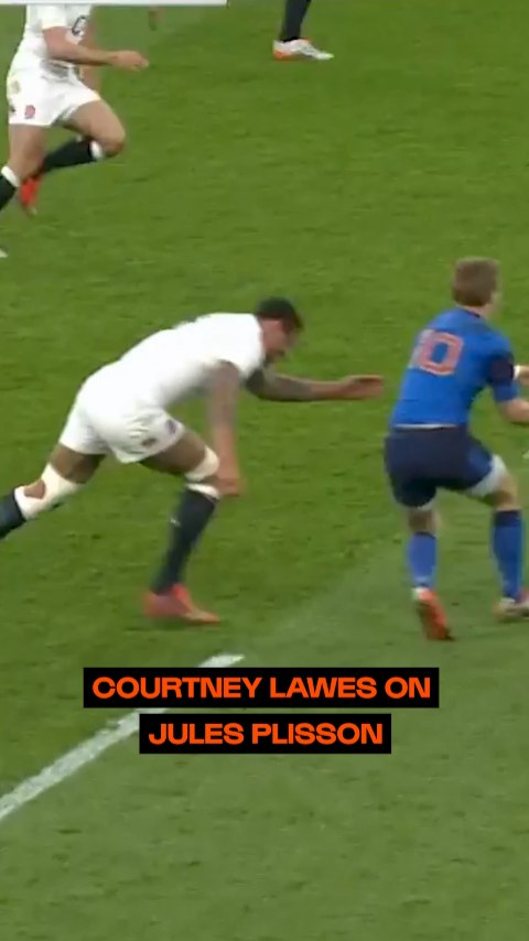 Rugby's biggest tackler produces rugby's biggest hit! 😤 Courtney Lawes 🌹

#GuinnessM6N #since1883