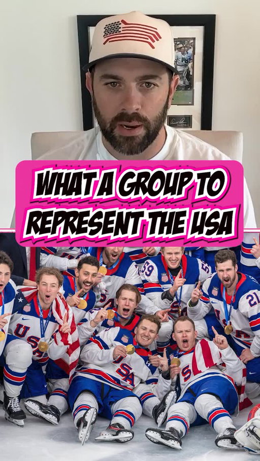 There couldn’t have been a better group of guys to win gold and represent what being an American hockey player is 🇺🇸 🦅