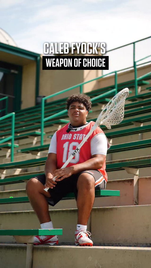We visited with @big_tasty_hawk before the season to get a look at his goalie of the year stick setup 🔥

WOC: Eclipse III on a STX Fiber 🧱
—-
Catch Big Tasty and @ohiostatemlax back in action as they take on Georgetown tomorrow at Noon 🌰