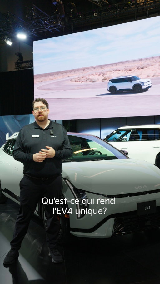 Vous pensez acheter votre première voiture électrique? La toute nouvelle Kia EV4 répond à tous vos besoins. Écoutez l'avis de notre expert Kia.

#KiaCanada #EV4 #DuMouvementVientLInspiration