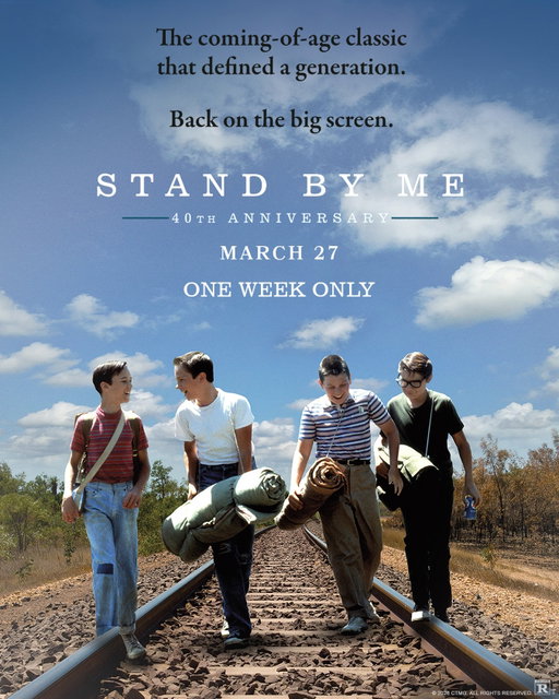 The coming-of-age classic that defined a generation.
 
#StandByMe is back on the big screen for its 40th anniversary. In theatres March 27 for one week only. Get tickets now.