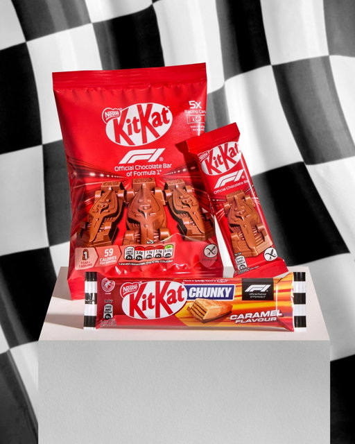 🏁 NEW BREAK ALERT! 🏁

✨ Introducing the NEW KitKat Chunky Formula 1® Edition —fuelled by race‑day energy and bold, dynamic design. 

Ready, set...break! 🏎️🔥 #KitKatF1 

🍫 Available in UK, Ukraine
👀 Coming soon in Armenia, Austria, Belgium, Bosnia and Herzegovina, Bulgaria, Croatia, Czech Republic, Estonia, Georgia, Germany, Hungary, Italy, Kosovo, Latvia, Lithuania, Malta, Montenegro, Netherlands, North Macedonia, Poland, Portugal, Romania, Serbia, Slovakia, Slovenia, Spain, Switzerland, Turkey