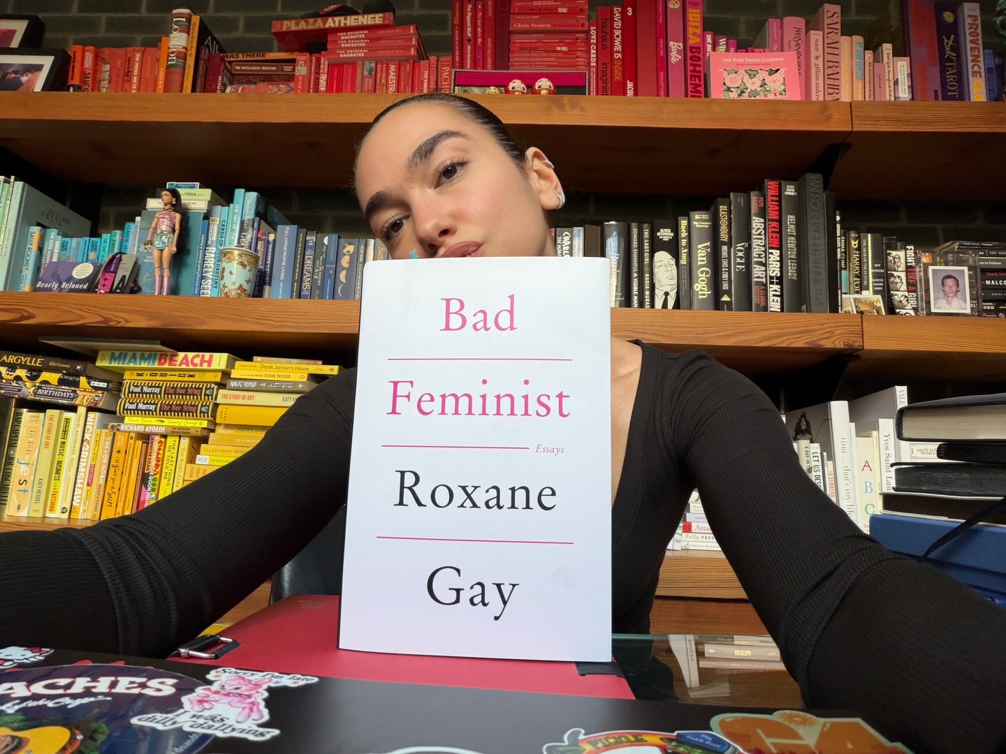 Next up for the @service95bookclub...

“Introducing Bad Feminist... Though really, it’s a book that needs no introduction. My Monthly Read for March is, this time, a collection of essays: Bad Feminist by the inimitable Roxane Gay. And if you know Roxane’s work as a writer, professor, editor and social commentator, you can expect more of her signature wit and unflinching honesty in this.
 
This book feels like a conversation with your smartest, funniest, wisest friend. If you’re wondering how it’s possible to be a feminist to your core at the same time as loving lyrically problematic songs, reality TV and the occasional questionable romcom, congratulations, you are exactly the kind of “bad feminist” Roxane Gay is talking about.
 
And don’t be fooled by the title – Bad Feminist makes the clearest case for feminism I think I’ve ever come across. As she shows, what’s really ‘bad’ is the casual “trickle-down misogyny” we deal with as women every single day. By moving effortlessly from pop culture to politics, taking in race, class, sexuality and body image, Roxane explores how our experiences as women are as distinct as they are unifying.
 
I can’t wait to hear your thoughts on this one. Bring your hot takes, your contradictions, and your best – baddest – feminist rants.”
 
Dua x
 
Join the conversation on @service95bookclub and keep an eye out for more from Roxane on the Service95 Book Club Podcast – coming soon...