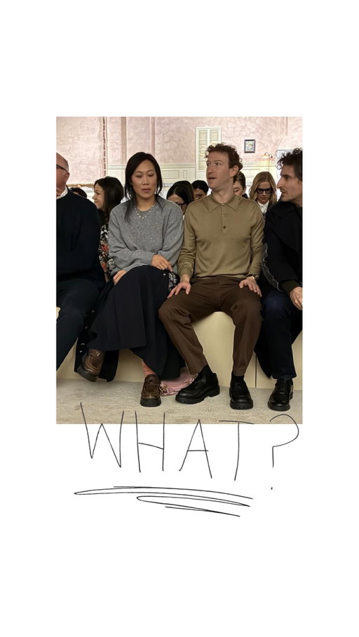 Mark Zuckerberg front row at Prada???
Jeff Bezos & Lauren Sánchez honorary chairs of the Met Gala???

Tech bros ignore fashion…until they realize fashion is distribution. 

Software distributes products but fashion distributes power, ideas, taste, and identity

Participation is the point.
Even in an AI world, culture is peer-to-peer