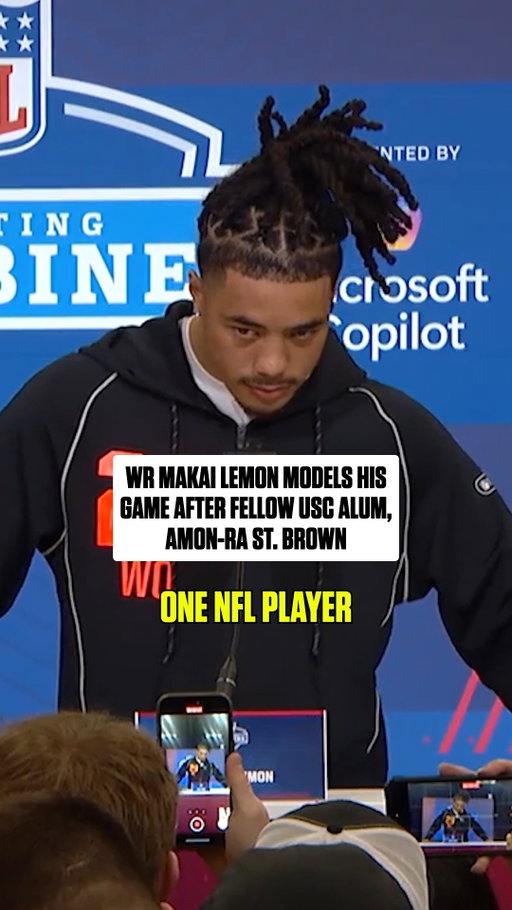 Will @makailemon be the next great WR out of @uscfb?

2026 NFL Combine continues at 3pm ET on @nflnetwork
Stream on @NFLPlus