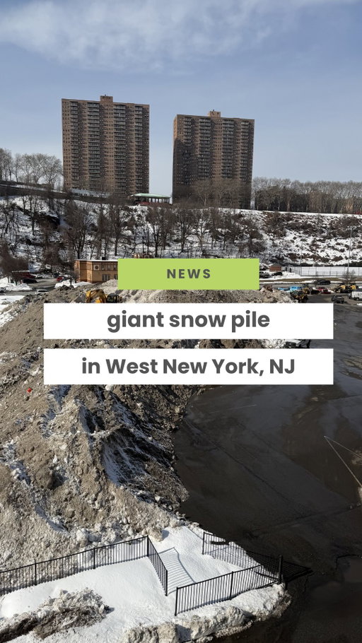 What’s going on with the giant snow pile in West New York?

Following recent winter storms, which brought nearly 20 inches of snow to Hoboken, snow was relocated and stacked along the waterfront area, where the pile now stands several feet high.

The mound near Port Imperial has sparked questions from nearby residents this week, with one resident telling HG that trucks have been dumping snow in the area “for 72 hours straight,” including overnight.

Our team has reached out to local officials for clarification and will update the story as more information becomes available.

More details at the link in our bio.