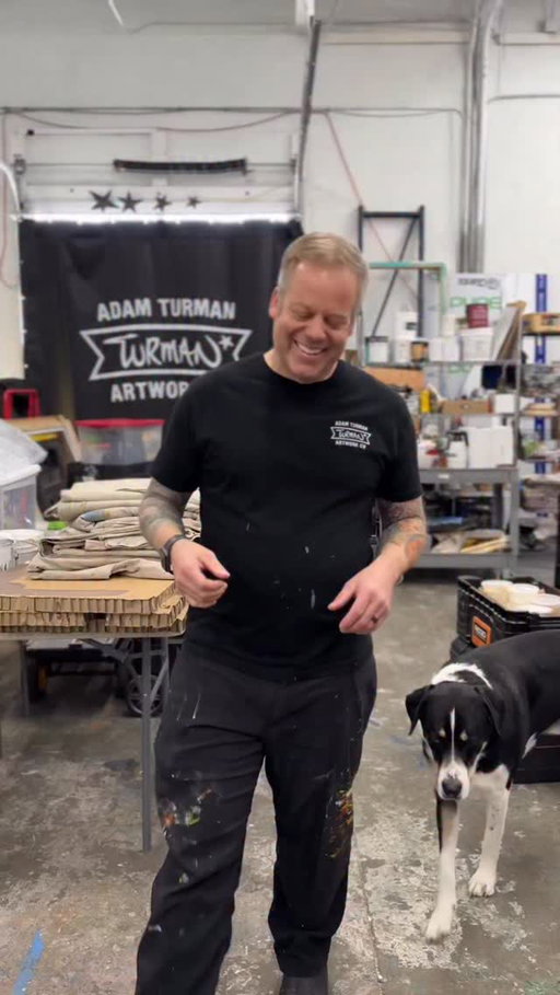 Hey I’m Adam Turman. I’m an artist specializing in painting, murals, and custom artwork for clients big and small. I’m based in the Twin cities in Minnesota. 

I’ve gained hundreds of new followers in the past month because of my Minnesota LOVE Art. I wanted to take a sec to introduce myself and give you a behind the scenes look at my day to day as a full-time artist.

Sometimes my day is just doing admin (like today) or I’m drawing on my tablet. If I had a choice, the majority of my day would be spent painting a mural on-site or creating art in my studio. 

Starting in the Spring and into the Summer, I get really busy creating murals and other fun outdoor projects big and small.

If you’re a fan of a little movie that came out in 1977, keep an eye on my email newsletter around May 4th.

In August, you’ll find me at the Great Minnesota Get Together (AKA the Minnesota State Fair), second level of the grandstand,  top of the ramp. In October, I feel like I never leave the Studio because I paint every day for the entire month for the worldwide Inktober challenge.

A few times a year, we’ll open up the Studio, and have a big ol party to sell some art and get to spend some time with all of you awesome people. 

You may have seen my artwork as prints, paintings, murals, and other fun custom art. I love to create art for nature lovers, cyclists, pop culture enthusiasts, and more. 

If you already knew all this, amazing! If you’re new here, welcome! I absolutely love what I do. I love that I get to share it with you. Without you, I truly would not be able to do what I do. Thank you so much. Ok thanks, bye! 

#adamturman #mnart #introduction #gettoknowme #thankyou