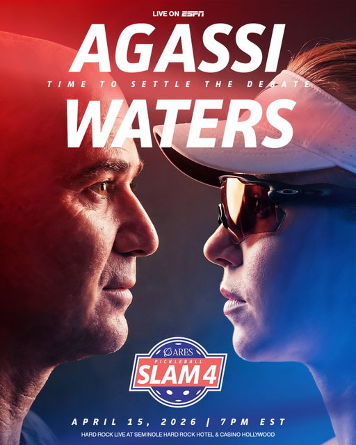 Get ready for the ultimate pickleball showdown! Pickleball Slam 4 takes over @hardrockholly on April 15 at 7PM live on @espn. Grab your tickets now via the link in bio! 🎟️