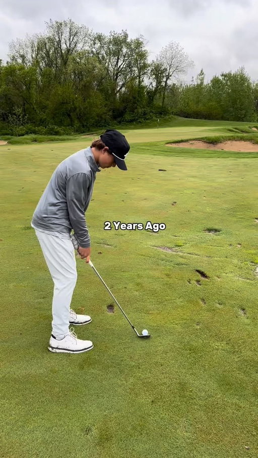 2 Year Swing Progress #golf #reel