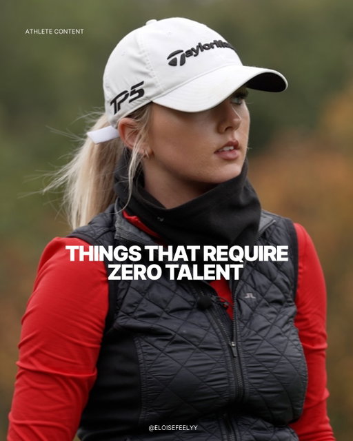 things that require zero talent!! (in my opinion..🌟🙌🏼)

it’s all about showing up consistently. what is one thing you think requires zero talent :))) ??? 

#golf #athletes #athletelife #athleteslife #explore