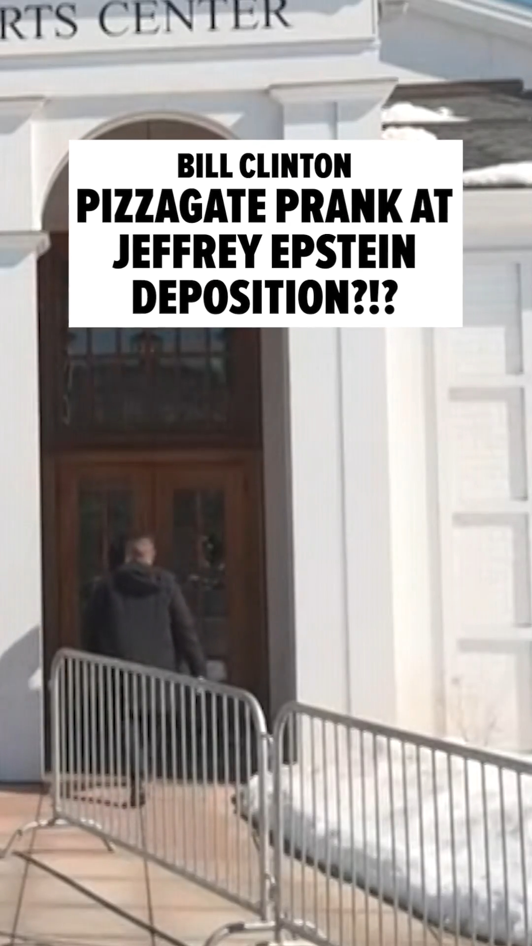 Pizza break on the hot seat 🍕👀 Bill Clinton was deposed in Upstate New York over questions tied to his relationship with Jeffrey Epstein — and around 12:30 PM ET, aides rolled in with a stack of pizzas.

🎥: AP