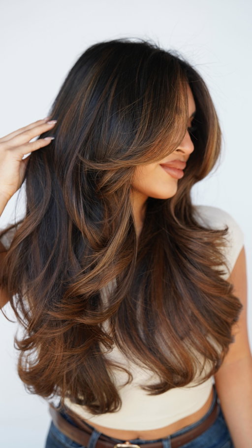 @sarabotsfordhair is WHY 🎀✨// warm balayage 🤎

#hairtransformation #haircolor #balayage #haircut