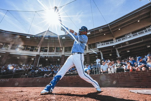 Sometimes you just get lucky. Plain and simple. The @kcroyals @pasquantino was standing on deck. I was shooting a low hero shot. He went in to a swing, I sprayed and prayed, and I might not make a better picture from my perspective this season. 🫠🫠🫠 Vinnie is always awesome to shoot and makes my job a lot of fun, as do all the guys. I feel fortunate to get to do what I do. 

The technical stuff:
I was shooting a 12-24 2.8GM paired with a @sonyalpha A1ii. I happened to see the sun kind of lining up. I switched to ISO auto and bumped exposure compensation a stop so I could adjust the f stop and quickly moved to f14 from f2.8 to get a sun flare and Vinnie did the rest with one swing.
