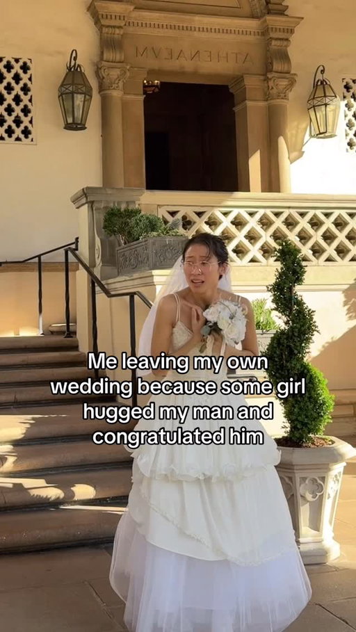 When a girl hugged him to say congrats at the wedding #weddings