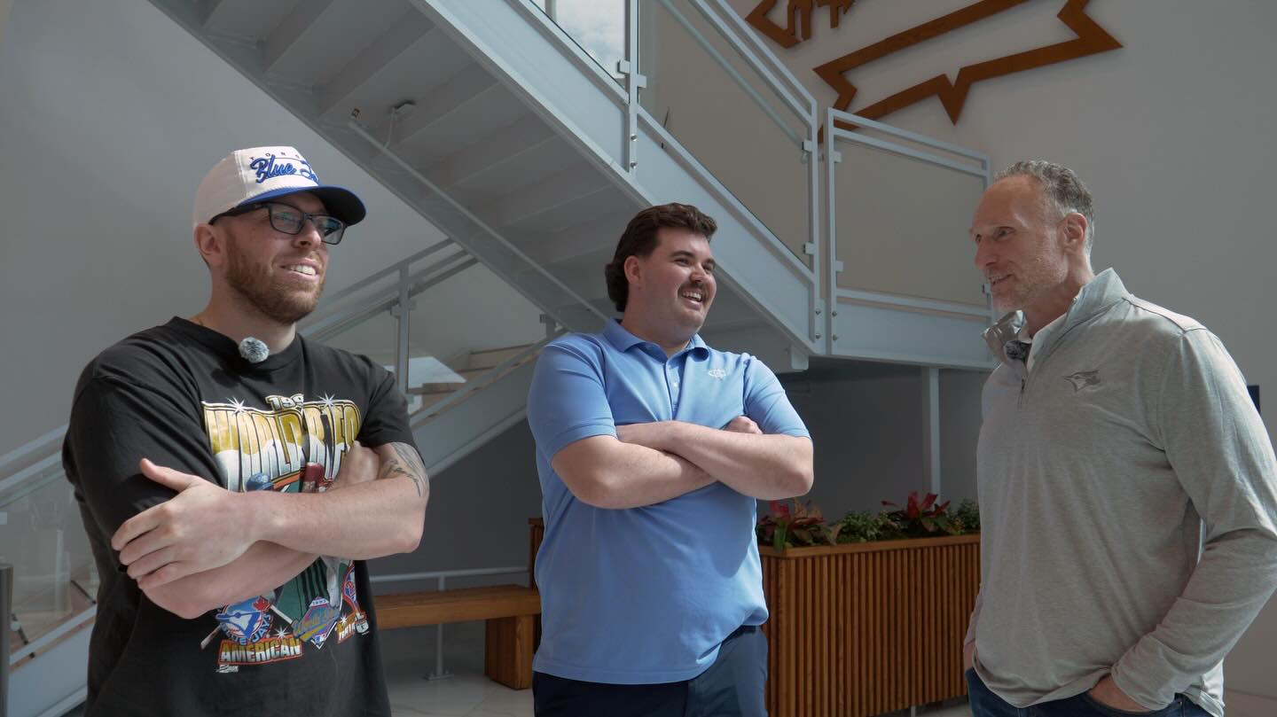 Wednesday, a tour of the Player Development Complex with Blue Jays President Mark Shapiro 👀