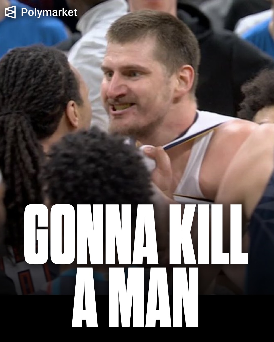 Nikola Jokic looked like he was ready to kill Lu Dort😭

Who you taking in a fight?