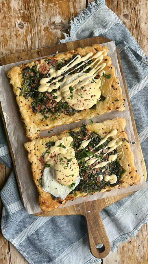 Upside Down Eggs Benedict Tarts

The recipe is in my new book One Pan Feasts which is available to preorder now. 

#upsidedown #pastry #eggs #brunch #viralvideos
