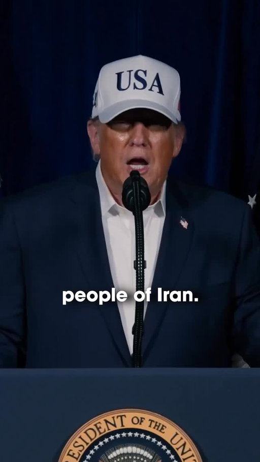 🚨 President Trump addresses Iranians