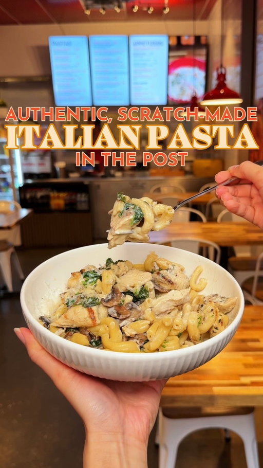 AUTHENTIC ITALIAN PASTA MADE FROM SCRATCH 🍝 Believe it or not, you can find authentic Italian pasta made from scratch right in @posthtx! Every single dish at @cicciospasta is made with scratch-made pasta and sauce, and you can taste it in each perfectly bouncy, al dente bite. ✨

We’re obsessed with their Casarecce and Chicken Pesto, but you truly can’t go wrong with any choice. Just make sure to save room for tiramisu! 🍰 We stopped by their POST location, but they’re also in the Galleria Conservatory and Katy Mills.

🛵 P.S. For the to-go lovers, we can confirm the dishes reheat deliciously! 

📌 SAVE THIS FOR YOUR NEXT PASTA CRAVING! 
——
📍: @cicciospasta (The POST, 401 Franklin St) 

#houston #pasta #houstonfood #htx #houstonfoodie