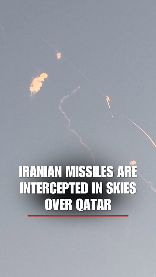 NEW: Video shows Iranian missiles being intercepted over Doha, Qatar.

Qatar is home to Al Udeid Air Base, the forward headquarters for U.S. Central Command.