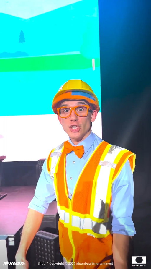 WARNING: This video may cause sudden dancing, scooping, and spinning. 🚜💃

Come sing and dance along at the Be Like Blippi Tour! 💙