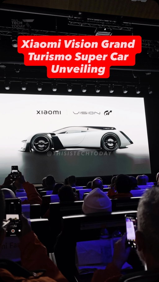 First-look Unveiling of the @xiaomi.global Vision Grand Turismo Super Car.

#xiaomi #xiaomivision #xiaomivisiongrandturismo #supercar #xiaomisupercar