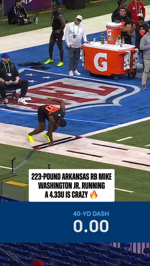 Showed off the wheels 😮‍💨 

2026 NFL Combine on @nflnetwork
Stream on @NFLPlus