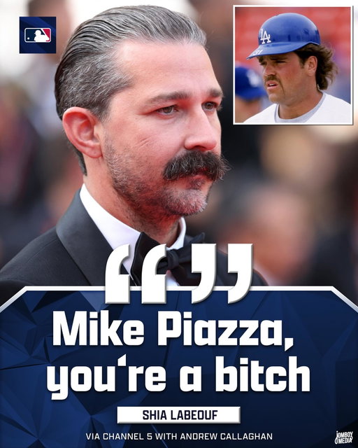 Shia LaBeouf has been holding a lifelong grudge against Mike Piazza (via @channel5)