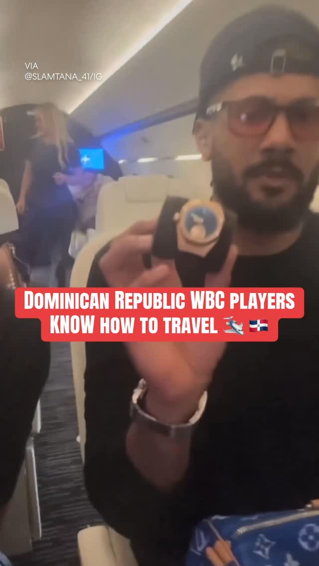 Everyone will be 'watching' to see how DR performs in the World Baseball Classic ⌚️👀

(via @slamtana_41)