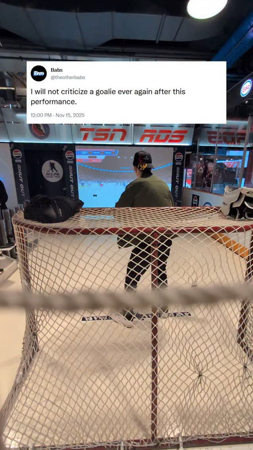 It was harder than it looks. #hockey