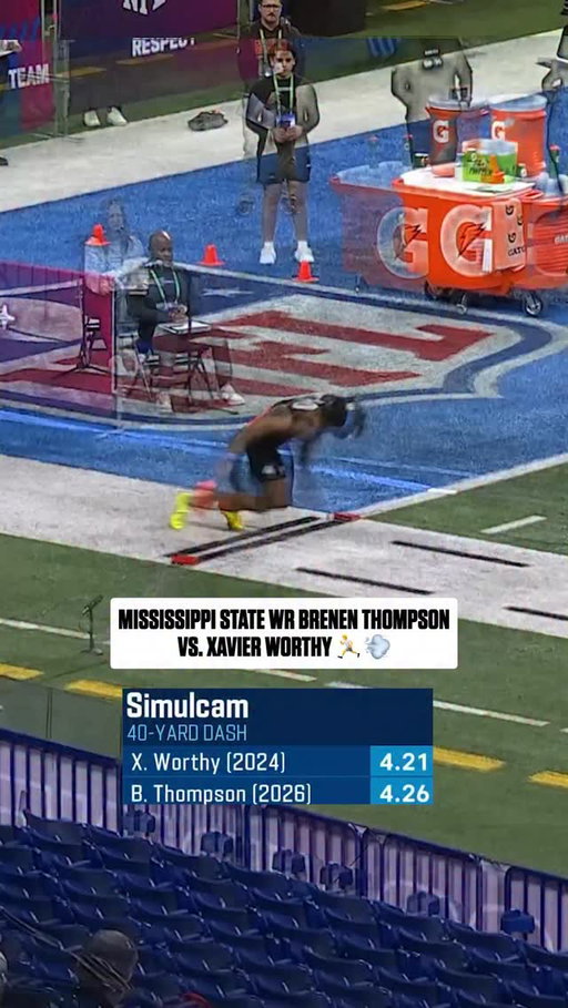 @brenen_thompson11 almost had him 😳

2026 NFL Combine on @nflnetwork
Stream on @NFLPlus