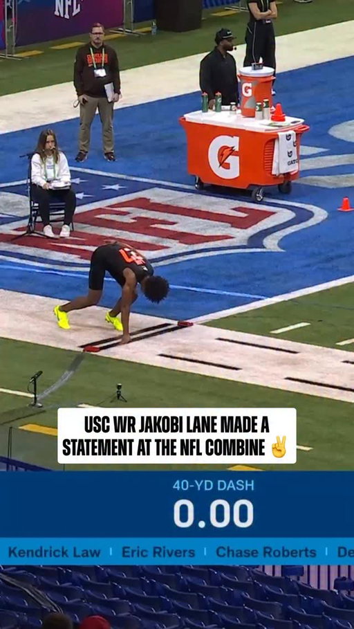 we see you @cantguardjak 👏

2026 NFL Combine on @nflnetwork
Stream on @NFLPlus