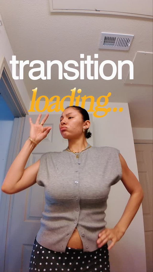 What do we think about this transition?🧐✨ sweater @emestudios_