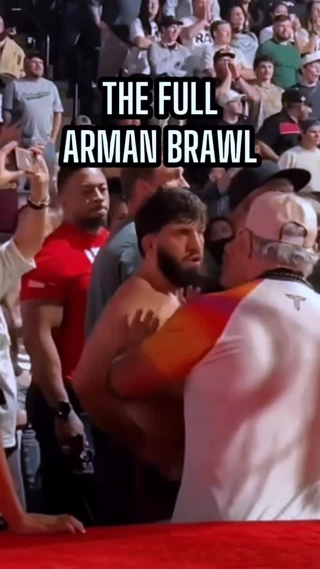 Full extended version of tonight’s RAF battle between Arman Tsarukyan and  Georgio Poullas, after continuous slaps during the match, things came to boiling pointing… 👀

🎥: @wrestlersgrind