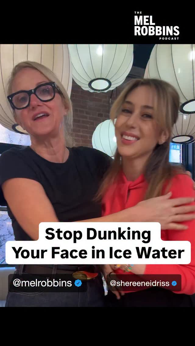 You do NOT need to dunk your face in a bowl of ice water first thing in the morning…

Yes, I tried it…
Yes, it was freezing…

And yes… world-renowned dermatologist Dr. Shereene Idriss called me out 🤣

Comment ‘Skin’ and I’ll DM you a link to the full episode!

While there are other benefits to dunking your face in ice water (related to your nervous system, mood, and physical alertness), it’s not the only option for helping reduce redness or puffiness - despite what the viral social media trends might say…

This is exactly why I invited Dr. @shereeneidriss on the podcast.

 There is SO much noise when it comes to skincare, trends, gadgets, “miracle” routines.

And in this one episode, Dr. Idriss, one of the most trusted dermatologists in the world, breaks down what actually works, what’s a waste of time (and money), and the simple steps that will make the biggest difference.

🎧 “#1 Dermatologist: The Ultimate Skincare Routine for Amazing Skin.”

Tune in now on Spotify, Apple Podcasts, or YouTube - search “The Mel Robbins Podcast - Dermatologist.”