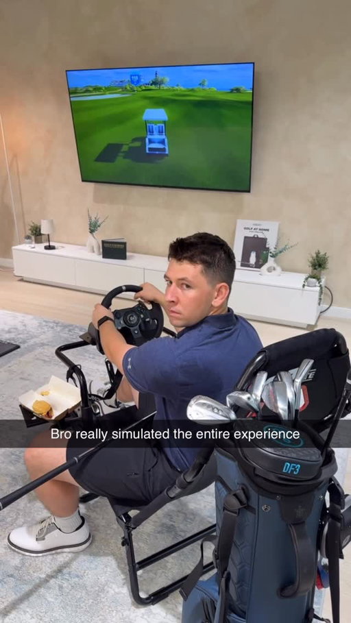 Bro is wayyyy to excited for golf to be back 😅 #golf #funny #viral