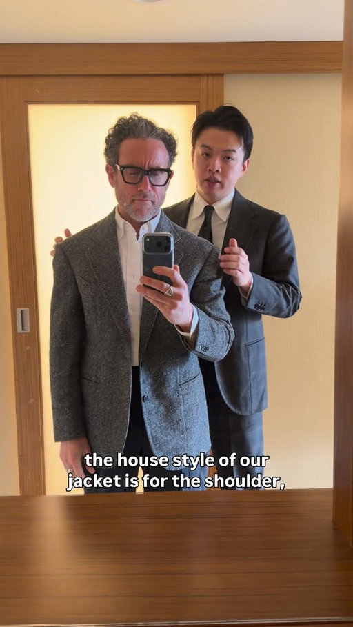 The house style of @sarto_jaden and how it’s created. Jaden is a tailor, has his own bespoke service @sartoria.giadenico and represents @coller_official and @lucamuseo