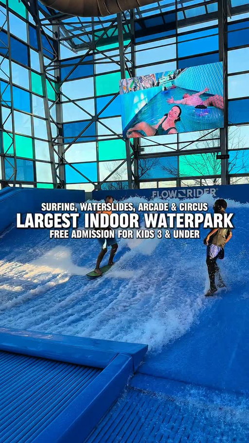 Largest Indoor Waterpark near Dallas 💦🎪

If you’re looking for the perfect Spring Break destination, the largest indoor waterpark just minutes outside of Dallas. Epic Waters Indoor Waterpark is giving two experiences for the price of one with full waterpark access plus the NEW Epic Circus. Make sure you buy your tickets in advance, because Spring Break time slots can sell out.

Here’s What They Offer:
🛝 12 Waterslides
🌊 Indoor Lazy River
🏄🏾‍♀️ FlowRider Surfing Simulator
🎮 Gaming Arcade
🐥Character Appearances
⛺️ Cabana Rentals
🤹‍♀️ Epic Circus Spectacular

⏰ Hours:
Sunday-Thursday: 10am-8pm
Friday-Saturday: 10am-9pm

💰 Pricing:
Weekday pricing starting at $34+
Weekend pricing starting at $54+
(Children ages 3 and under are free).

🗓️ Spring Break Info:
Now through March 23. 

🎪Circus Showtimes: 1pm, 4pm, and 7:30pm on select days.

Add this to your list of things to do in Dallas. Perfect for Spring Break or a family day with the kids. Would you try it?

📍 @EpicWatersGP
2970 Epic Place Grand Prairie, TX 

#EpicWaters #DallasWaterpark #ThingsToDoInDallas #DallasInfluencer #DallasContentCreator