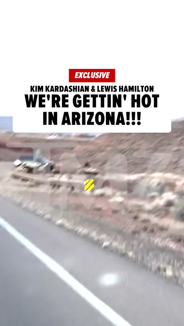 🚨 EXCLUSIVE: TMZ has obtained video of Kim Kardashian and Lewis Hamilton Saturday evening near Lake Powell, taking in a breathtaking desert sunset, where we're told they were seen snapping a cozy selfie together. 👀