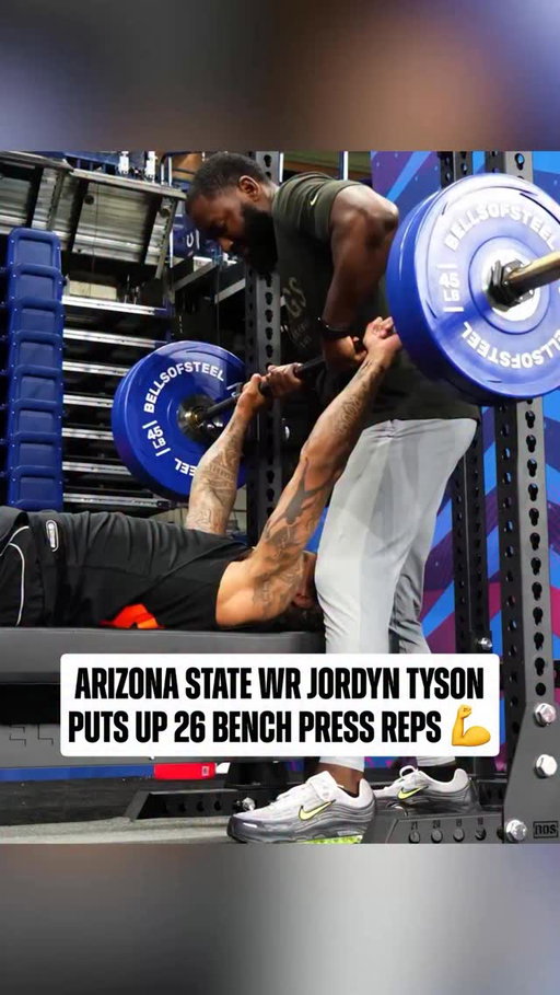 Just one shy of tying the WR record 😳

2026 NFL Combine continues at 1pm ET on @nflnetwork
Stream on @NFLPlus