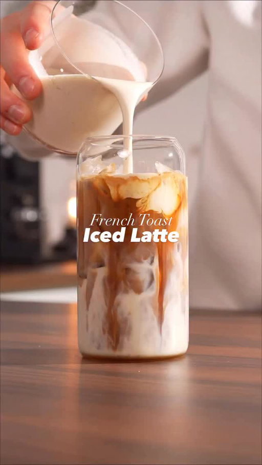 French Toast Iced Latte 🤎

Recipe:
- ice cubes
- 150 ml/ 5 oz of your milk of choice (I used oat milk)
- 20 ml / 2/3 oz of maple syrup 
- add a pinch of salt (I added a little to much) & 1 tsp of brown sugar to your espresso glass. 
- Brew a double shot of espresso on top
- while the espresso brews/ sits make your cold foam:
* 3 oz oat cream (or heavy cream)
* optionally 1 tbsp of mascarpone for extra creaminess 
+ a splash of milk if you use mascarpone or heavy cream
* 1/2 tsp of cinnamon 
* 1 tsp of vanilla extract 
* splash of maple syrup 
* froth froth froth 
- mix and slowly pour your espresso on top of your iced milk
- add the cold foam on top 

That’s it. Enjoy! 

#icedcoffee #icedlatte #coffeerecipe #frenchtoast