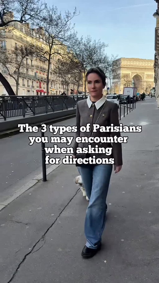 What happens when you ask your way to a Parisian? that’s the beauty of it because you never know what going to  happen! 
Yes, I know I haven’t done the Parisian who doesn’t speak English, but it’s too obvious right😂! 
And you!  have you ever asked for directions in Paris? 

🇫🇷 and don’t forget to book your tickets for my stand-up comedy in English  in Paris! OH MY GOD, SHE’S PARISIAN! I may be 🇫🇷 but I speak English! 

#paris #parisianlife #visitparis #humour #parisian