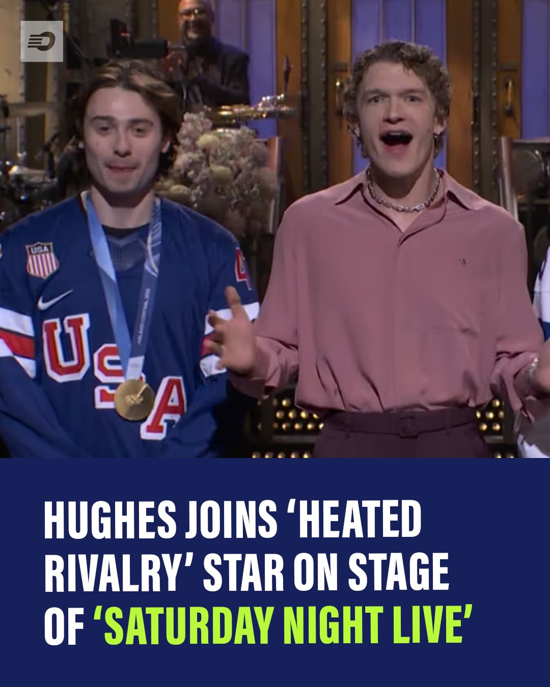 Stars from Team USA’s men’s and women’s teams appeared on Saturday Night Live with Connor Storrie 🔥📺🚨

🎥 nbcsnl- X 
#nhl #heatedrivalry