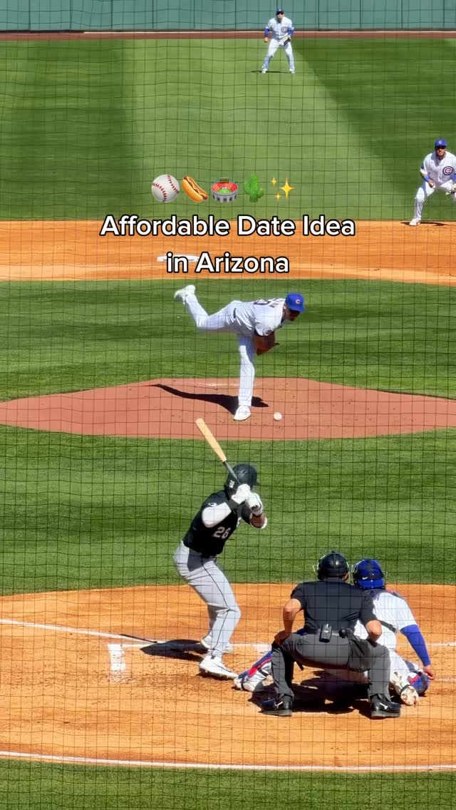 We found you the BEST deal for Spring Training ⚾️🌵 @cubs Spring Training is officially back at @sloanparkmesa and we have exclusive discounted tickets available! 

🎟️ Use our discount link in bio for Outfield and Bullpen Reserved Seats or GA Lawn. Valid for the 3/7 game (Cubs vs. Oakland Athletics).

Perfect for your next date outing 🥰  Who are you taking? 👀⚾️

#dateideas #arizonasbest #springtraining #2026 #welcometoarizona