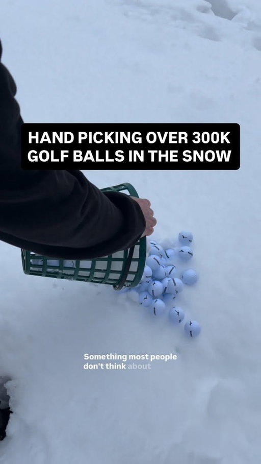 Our Brookfield range has consistently experienced over 2 inches of snow for the last 2 months… meaning our golfers have hit over 280,000 golf balls since the last time we could run our picker. 🤯 

On Friday, our team got out there and hand-picked over 17,000 balls. We’ll always go above and beyond for you guys. 🙏🏼

#golfranch #brookfield #wintergolf #drivingrange