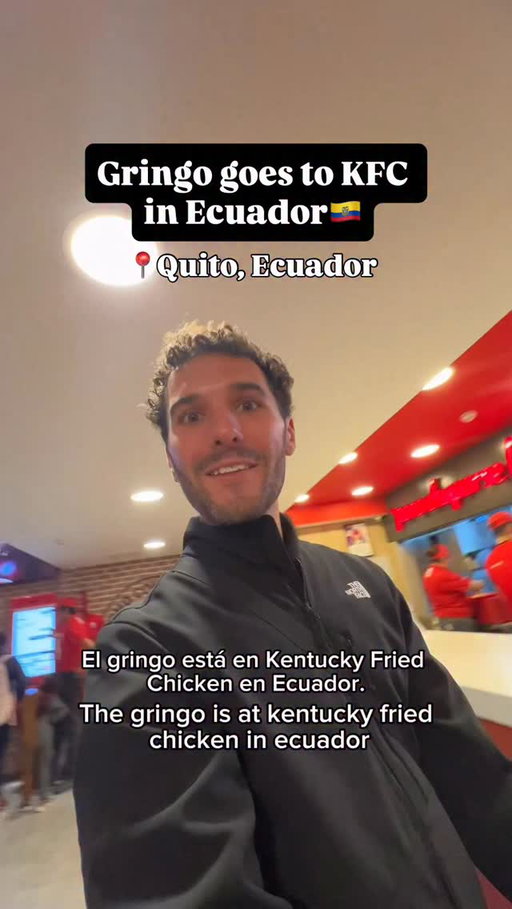 I didn’t know KFC tasted this good in Ecuador😍 #backpackingsouthamerica #ecuador #travelecuador